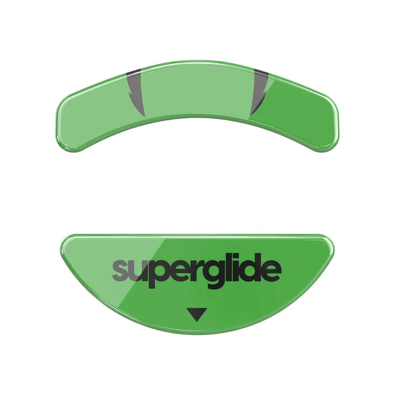 Pulsar Superglide Glass Skates For Razer Viper mini - Green - أكسسوار فأرة